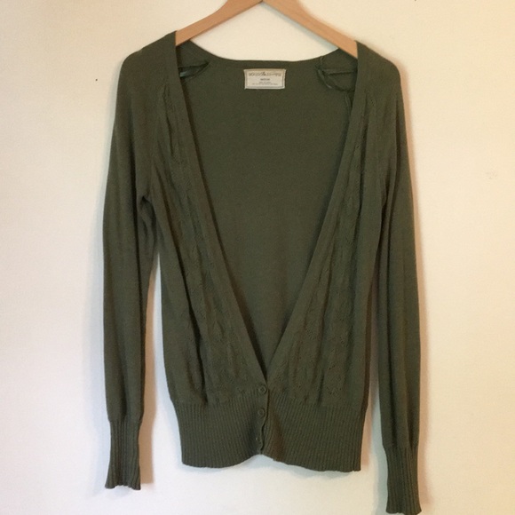 Green Cardigan - Picture 1 of 5